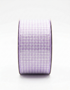 Fita Xadrez 38mm Rolo 10 Metros NYBC Cor 164 Lilas