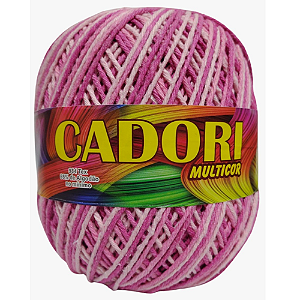 Barbante Cadori Multicolor N.6 Cor 739 Pink C/226 Metros
