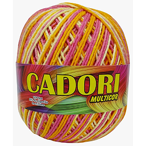 Barbante Cadori Multicolor N.6 Cor 737 Rosa CL C/226 Metros
