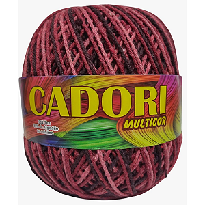 Barbante Cadori Multicolor N.6 Cor 729 Vinho C/226 Metros