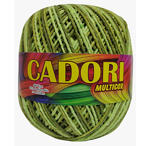 Barbante Cadori Multicolor N.6 Cor 761 Verde Musgo C/226 Metros