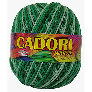 Barbante Cadori Multicolor N.6 Cor 759 Verde Bandeira C/226 Metros