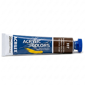 Tinta Acrílica Colors Acrilex 20ml Cor 337 Marrom
