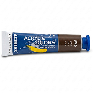 Tinta Acrílica Colors Acrilex 20ml Cor 396 Sepia