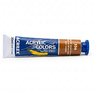 Tinta Acrílica Colors Acrilex 20ml Cor 336 Terra de Siena Natural