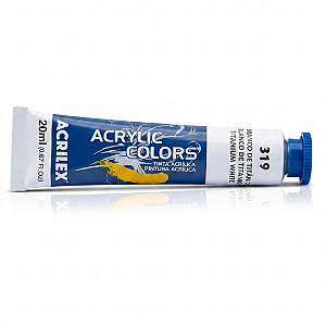 Tinta Acrílica Colors Acrilex 20ml Cor 319 Branco De Titanio