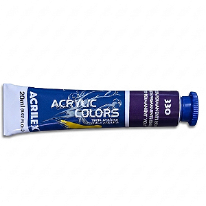 Tinta Acrílica Colors Acrilex 20ml Cor 330 Violeta Permanente Escuro