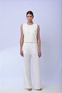 Calça Crepe Patou Branca
