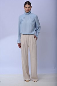 Calça Crepe Patou Bege