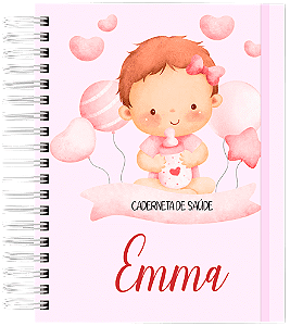 Caderneta de Saúde - Bebê na Nuvem Menina