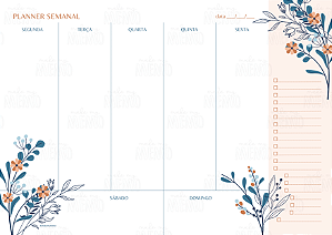 Planner Semanal | ARQUIVO DIGITAL