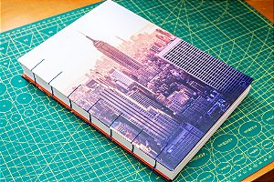 Caderno Sketchbook Scrapbook Costurado A4 | Personalizado