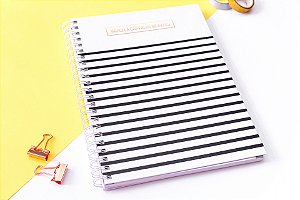 Caderno Escolar A4 Espiral | Listrado | Personalizado