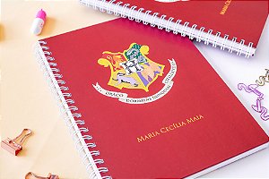 Caderno Escolar A4 | Harry Potter - Hogwarts | Personalizado