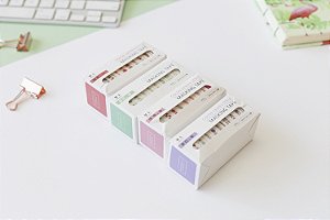 Fita Decorativa Washi Tape | Kit Pastel
