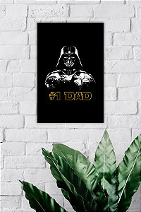 Plaquinha Decorativa | Star Wars | #1 Dad