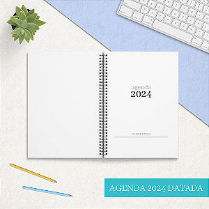 Miolo de Agenda 2024 | Datada A5 | ARQUIVO DIGITAL