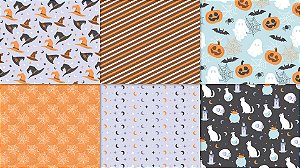 Papéis Digitais | Estampas Halloween 2025 | ARQUIVO DIGITAL