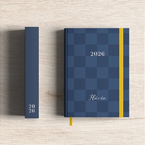 Agenda 2026 | Quadriculado Blueberry