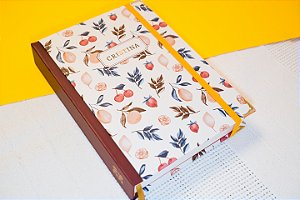 Planner 2026 | Flores e Frutas Cappuccino e Cereja