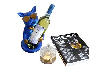 Porta Vinhos - Dog - Suporte Garrafa 750 ml