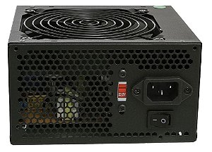 Fonte de alimentação para PC Knup KP-522 500W preta 115V/230V