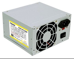 Fonte Atx 200w Reais 20+4p Super Silenciosa Para Pc Bivolt