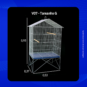 Viveiro Teto de Arame