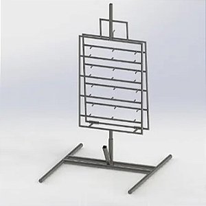 Espeto de chão aço carbono