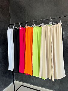 Calça Pantalona Lisa