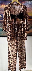 Conjunto em Tule Onça