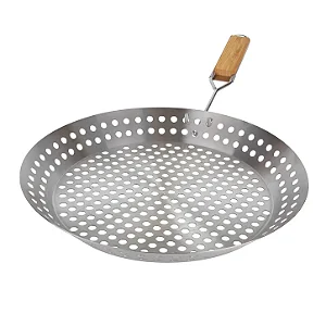 Frigideira Inox Para Grelhar 2 Em 1