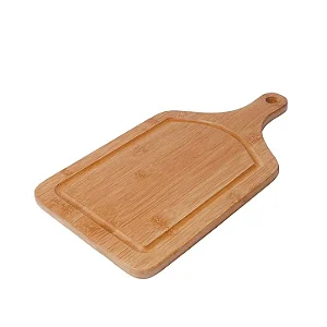 Tábua Para Corte Com Alça Em Bamboo 50cm x 30cm MOR