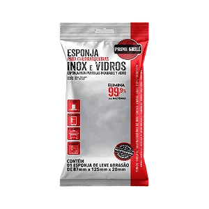 Esponja Limpa Inox E Vidros Prime Grill