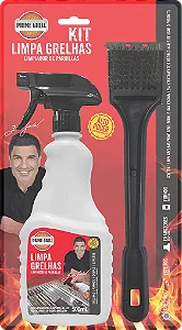 Kit Limpa Grelhas + Escova Prime Grill