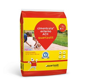 CIMENTCOLA EXTERNO CINZA AC2 20KG PL