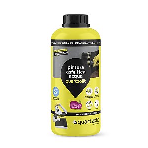PINTURA ASFALTICA ACQUA QTZ - FR 1L