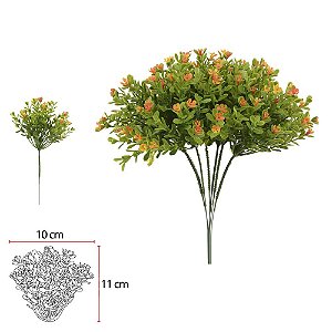 F.PICK FLOR MINI PLASTICO X30 (LARANJA) 23cm (FLORARTE)