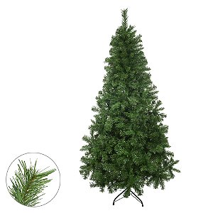 A.ARVORE NATAL MICHIGAN 300 TIPS C/BASE METAL (VERDE) 1,2m (FLORARTE) Unidade