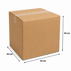 Caixa De Papelão Para Mudança Resistente 44X44X44cm