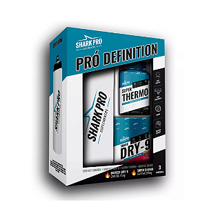 Kit Pro Definiton Dry 9 + Super Thermo + Squeeze Shark Pro