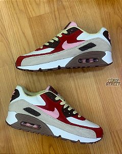 Air max 90 bege e on sale rosa