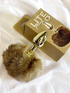 PLUG ANAL com POMPOM - LITE