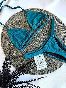 Biquini Marquinha Amaré - Azul Petróleo