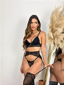 Conjunto Cecília + Cinta Liga e Meia