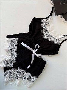 Baby Doll Rebecca - Preto