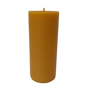 Vela Votiva 7 Dias 100% Cera de Abelha Aroma de Mel Artesanal Católica Ecológica Altar Oração Promessa