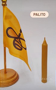 Vela Palito 100% Cera de Abelha Natural Tradição Católica, Religiões promessa e Profecia da Candelária