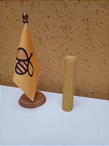 Vela Aromática Alveolada 10cm x 1,5 Cm Natural