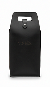 Acessorios - Porta Vinhos Alça Mão Marrom